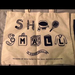 Bags - 2 Shop Small Canvas Tote Bags Bags - 2 Shop Small Canvas Tote Bags